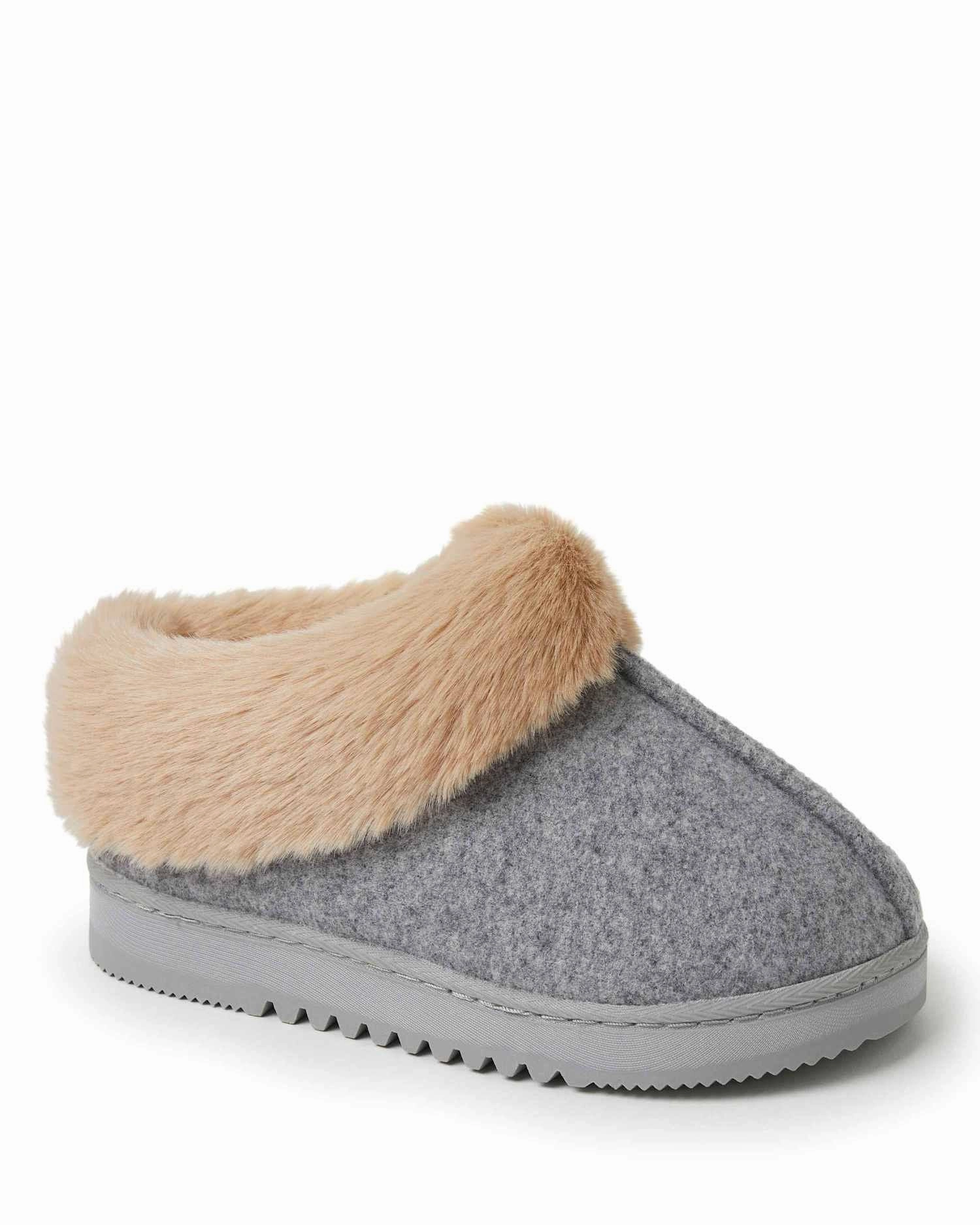 Fitness Dearfoams Women's Chloe Soft Knit House Shoe Clog Slipper