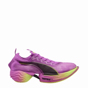 PUMA Women's Fast-R NITRO Elite 2 Running Shoes in Pure Magenta/Yellow Alert SS25 grip - improved running shoes Anti Skid