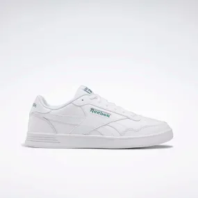 Versatile daily wear Reebok Men's Court White/Green Logo Sneaker Shoes