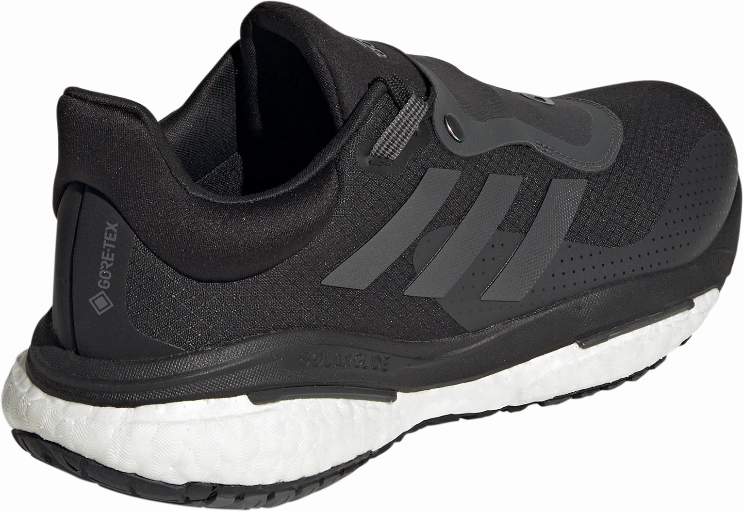 adidas Solar Glide 5 GORE-TEX Mens Running Shoes - Black athlete in training