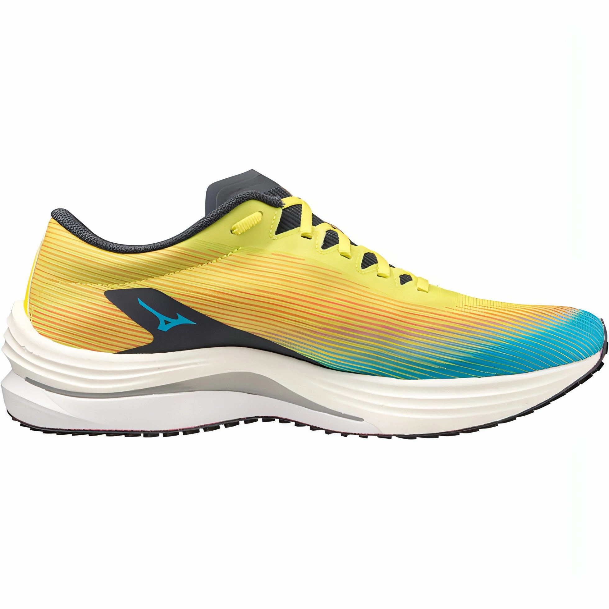 Impact Diffusion Mizuno Wave Rebellion Flash Mens Running Shoes - Yellow