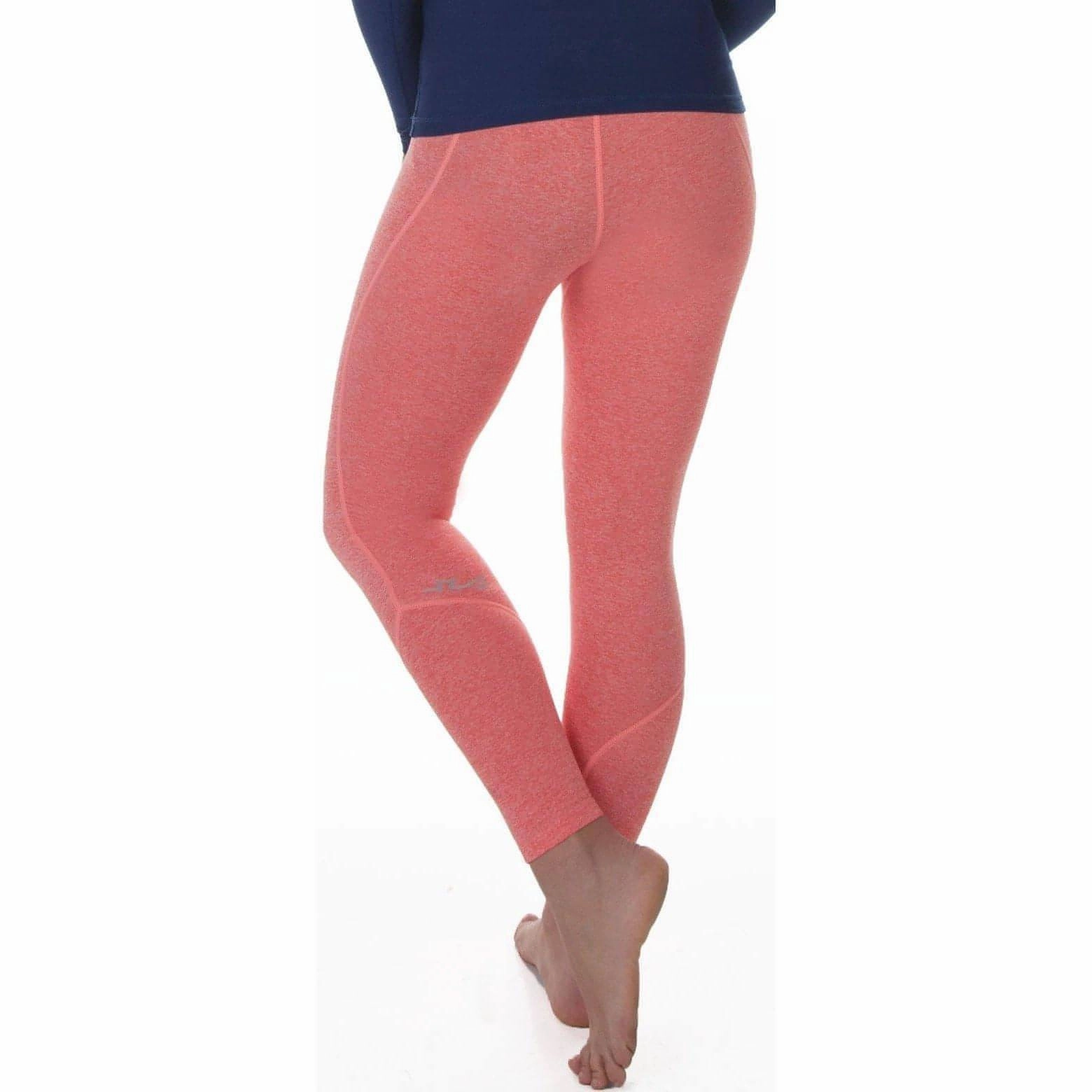 School Sports For Teens Sub Sports Cold Thermal Womens Long Running Tights - Orange