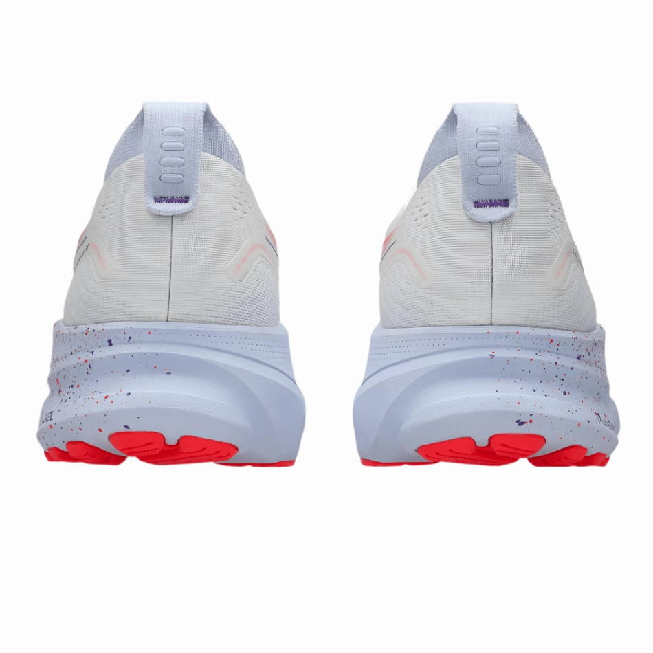 ASICS Women's GEL-KAYANO 32 TOKYO Collection Running Shoes in Cream/Edo Purple AW25 Airflow Channel Soles