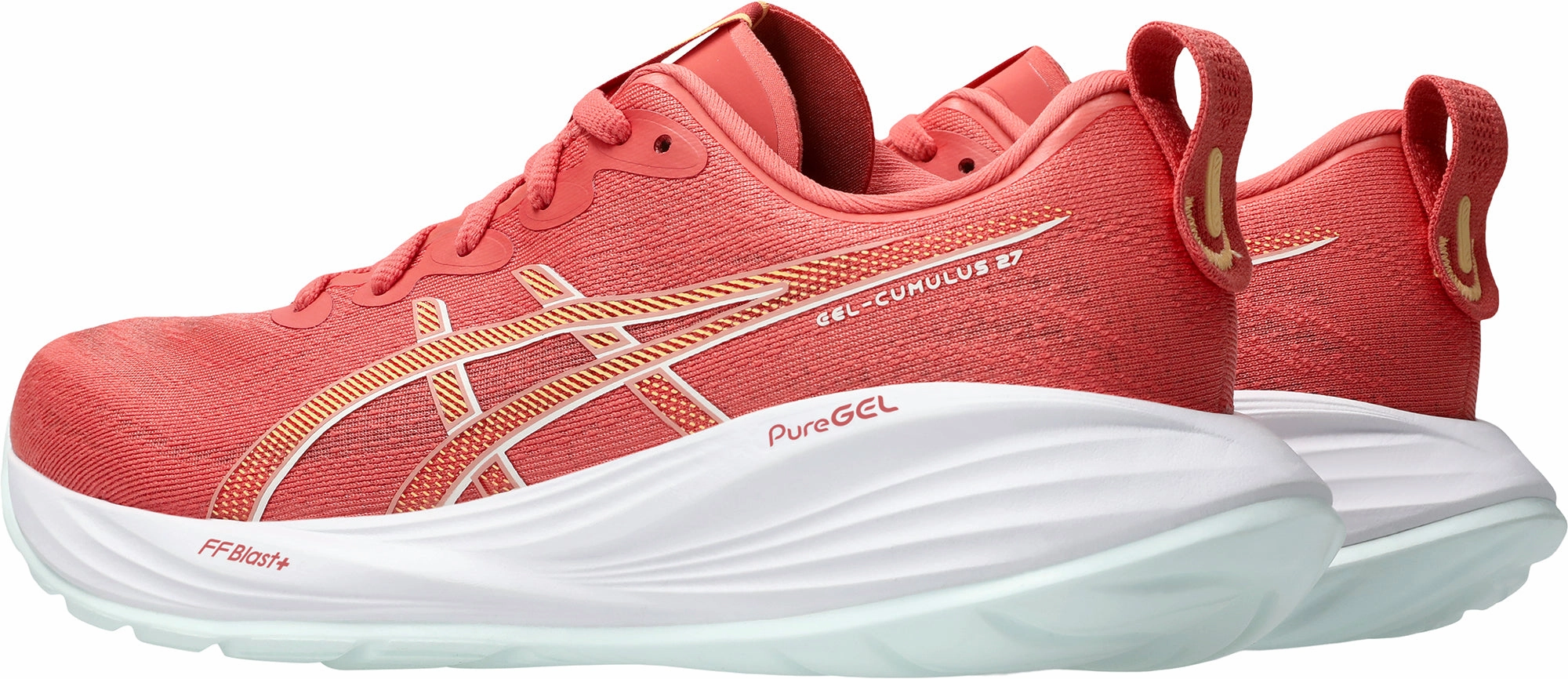 Asics Gel Cumulus 27 Womens Running Shoes - Pink Lean Profile