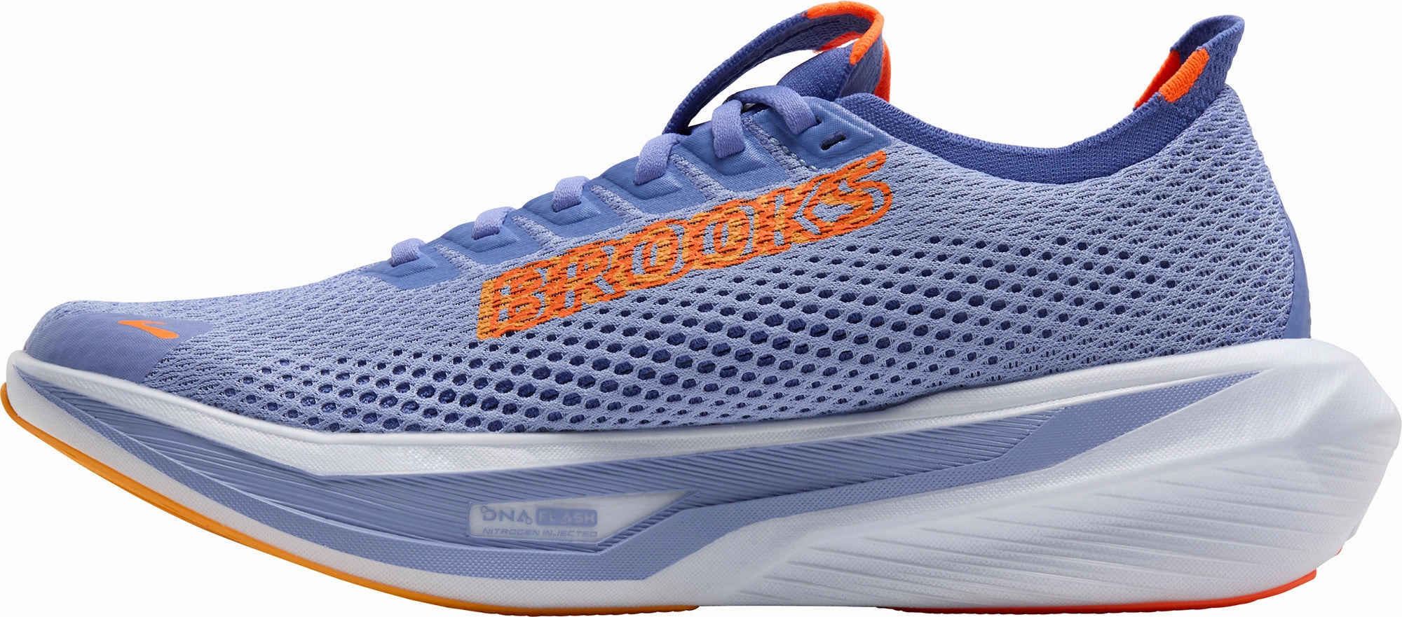 Secure Sole Flexible Rubber Outsole Brooks Hyperion 3 Womens Running Shoes - Blue
