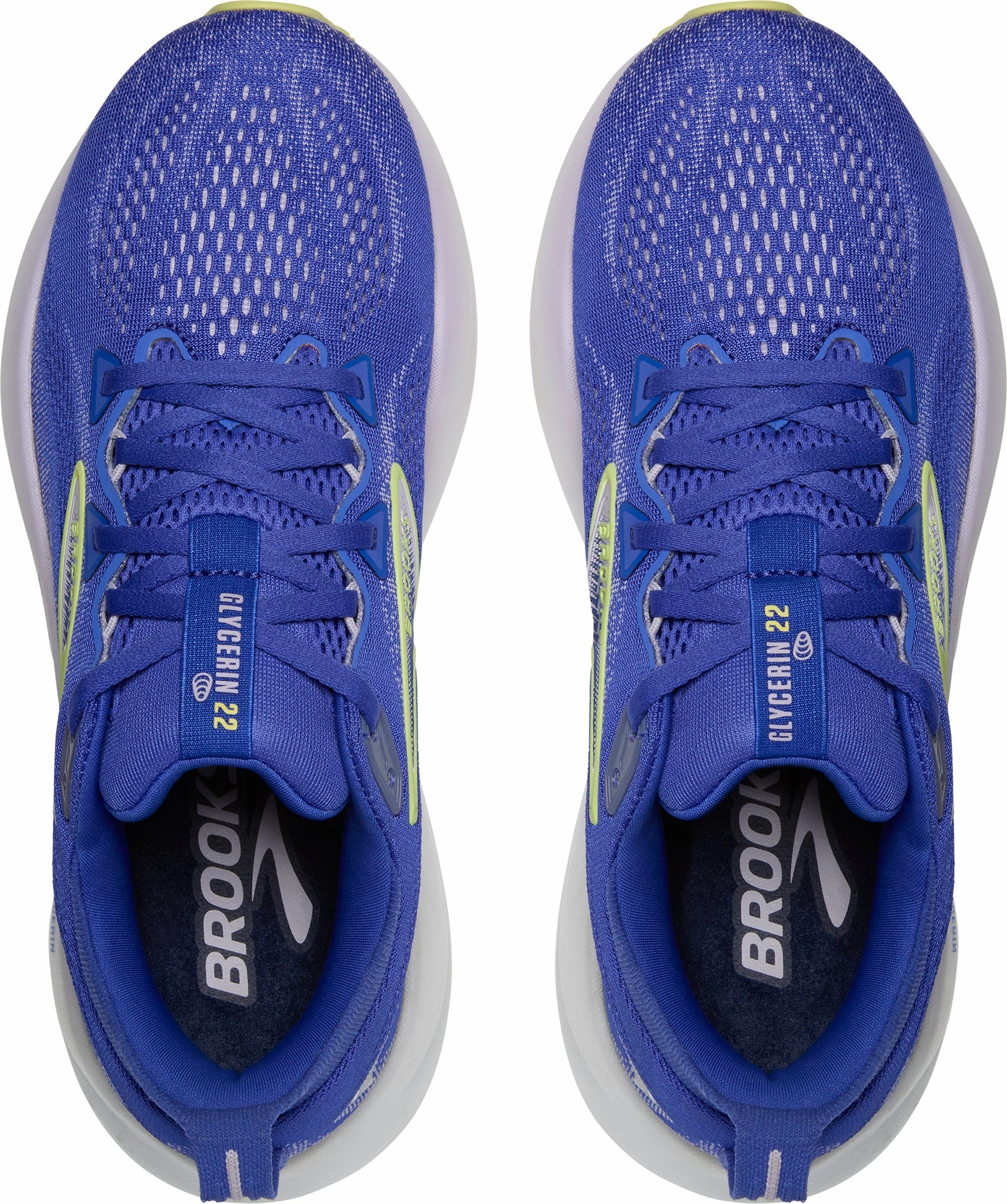 Fitness - focused Bounce Response Technology Brooks Glycerin 22 Womens Running Shoes - Blue