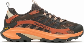 High Cushion Durable Step Merrell Moab Speed 2 WIDE FIT Mens Walking Shoes - Grey