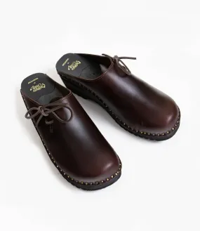 Swedish Clog - Alps/Side Lace - Brown Lightweight Design