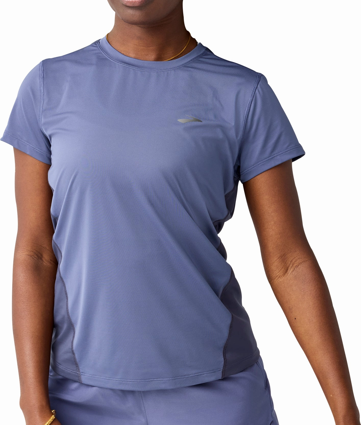 Breathable and Comfortable Brooks Sprint Free 3.0 Short Sleeve Womens Running Top - Blue