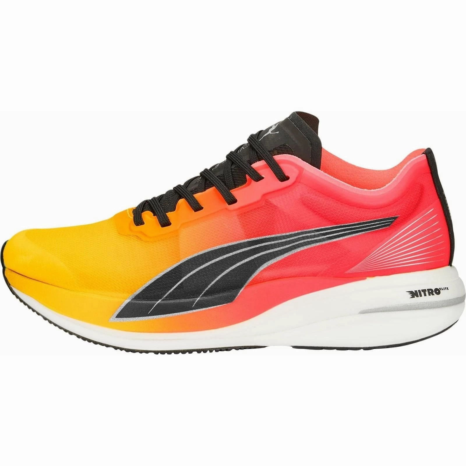 Impact Resistant Toe Cap Puma Deviate Nitro Elite Womens Running Shoes - Yellow