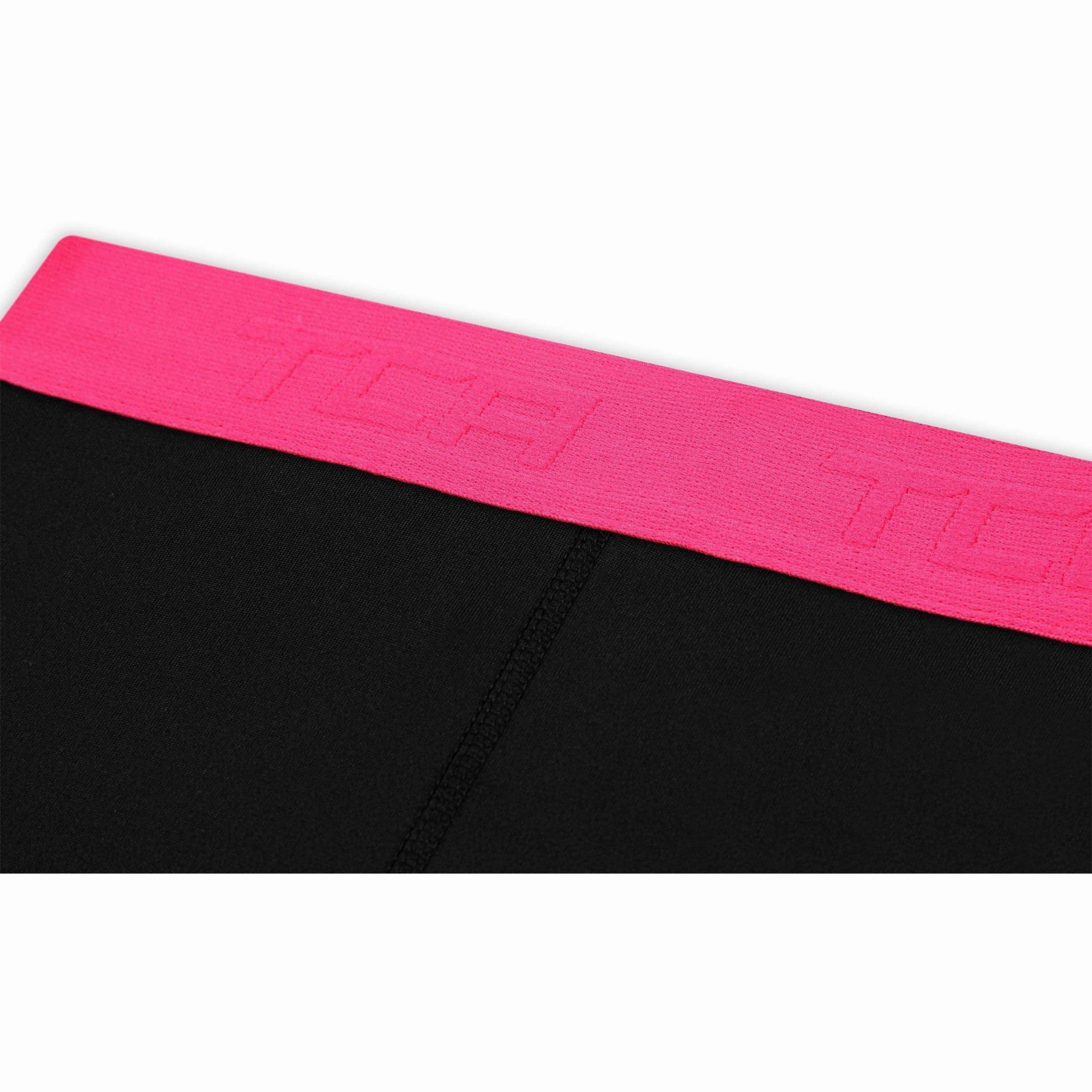 TCA Pro Performance Endurance Womens 3/4 Capri Running Tights - Black Unisex Style Body Shaping