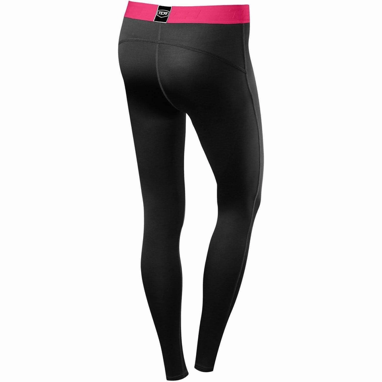 TCA Pro Performance Endurance Womens Long Running Tights - Black Versatile Activewear Modern Street