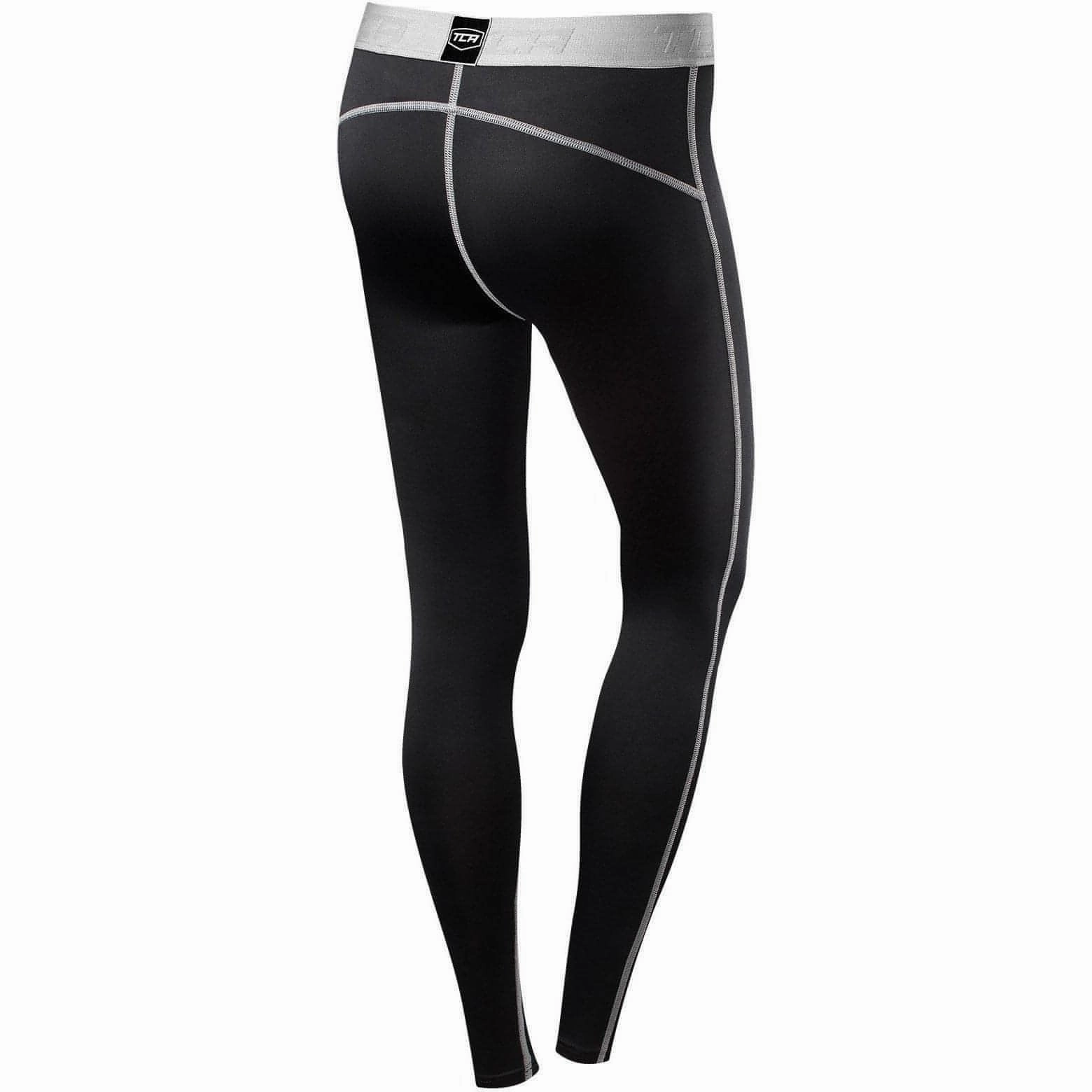 Structured Waistband TCA Pro Performance Endurance Womens Long Running Tights - Black