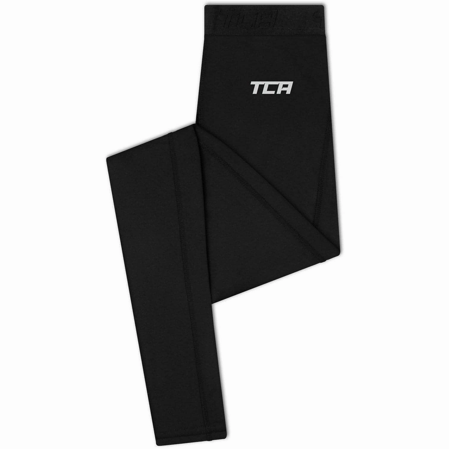 TCA Pro Performance Endurance Womens Long Running Tights - Black Soft Touch For Men
