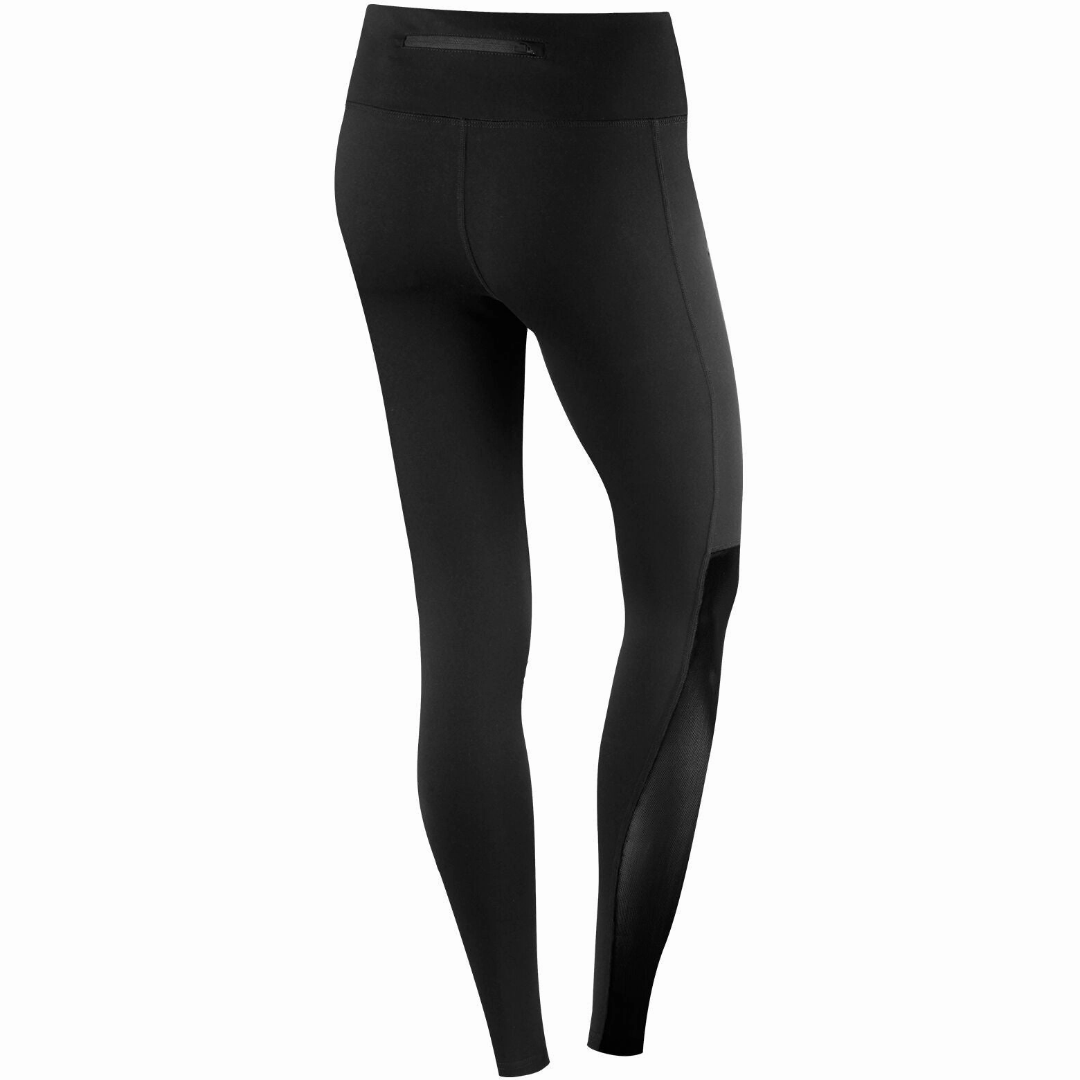 TCA Pro Performance MeshLuxe Womens Long Running Tights - Black Speed Ready easy move
