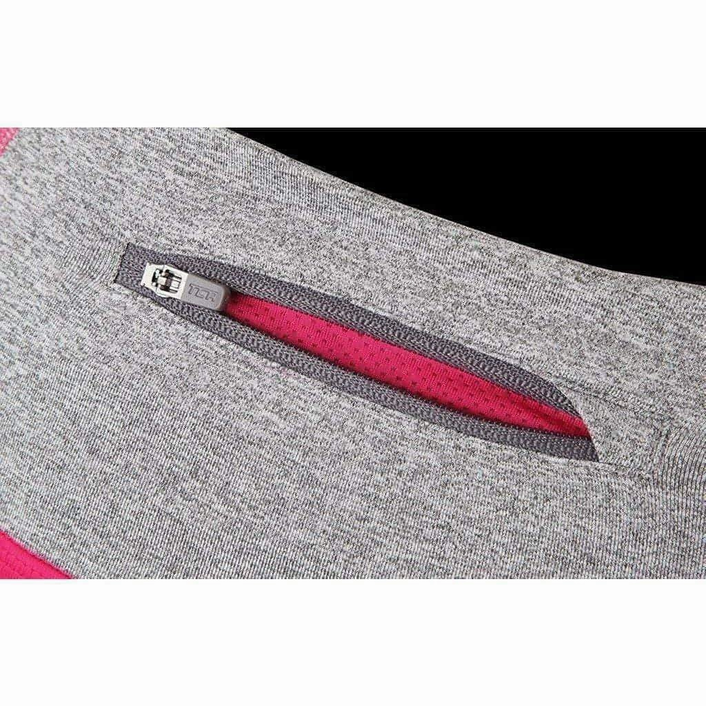 TCA Pro Performance Supreme High Waist Womens Long Running Tights - Pink workout wear Ultra Fit