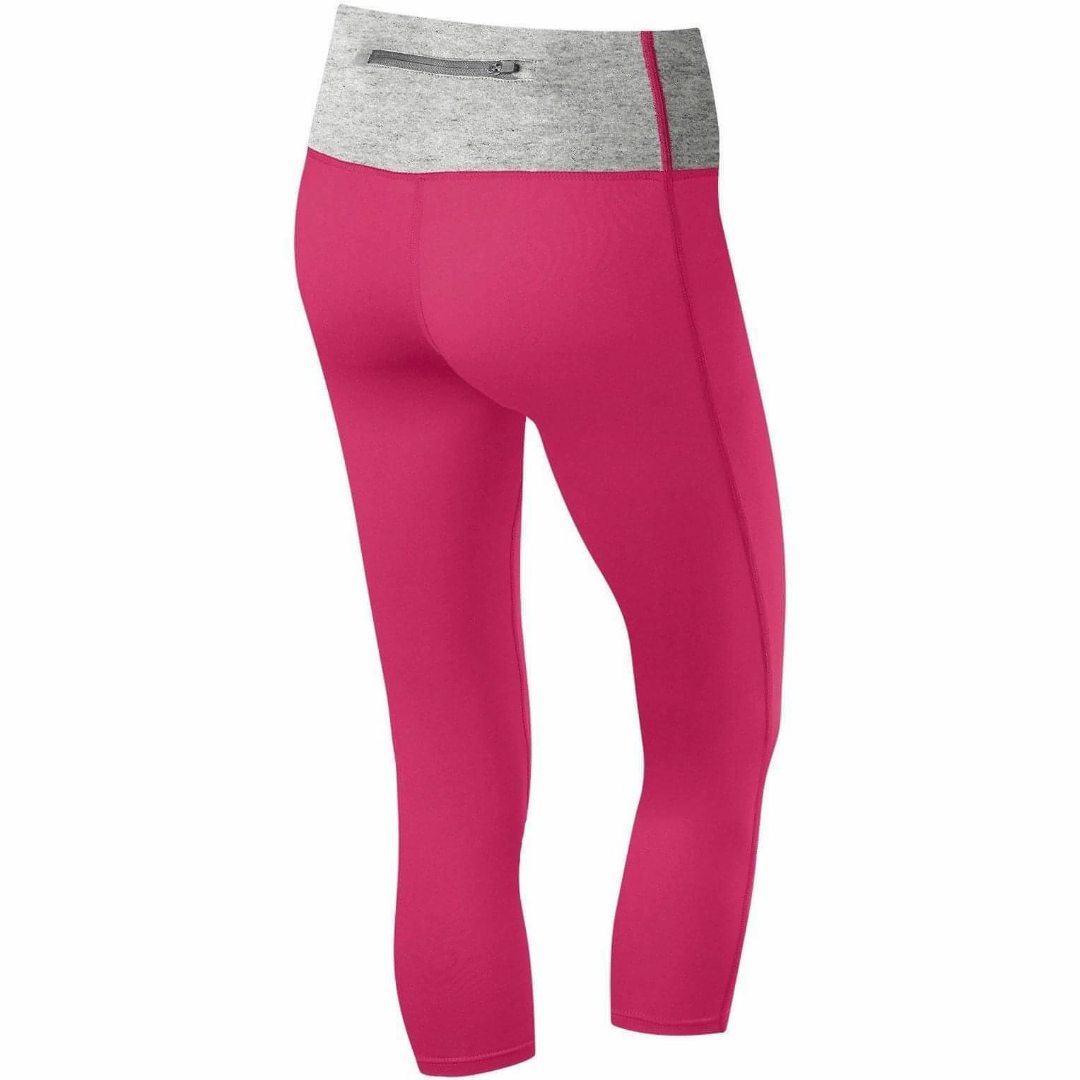 Tagless Design TCA Pro Performance Supreme Womens 3/4 Capri Running Tights - Pink