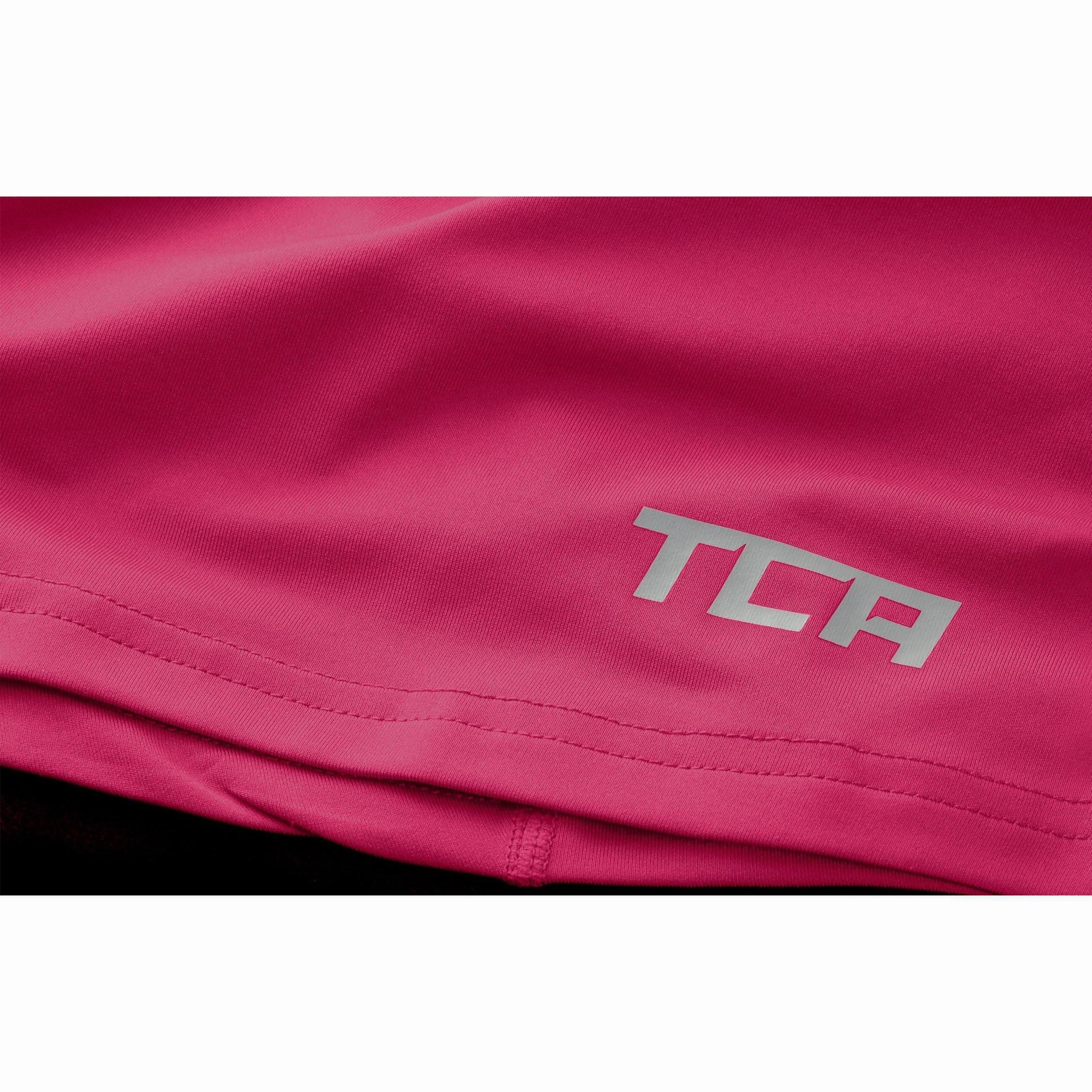 Biodegradable Textile Customer Favorite TCA Pro Performance Womens Short Sleeve Baselayer Running Top - Pink