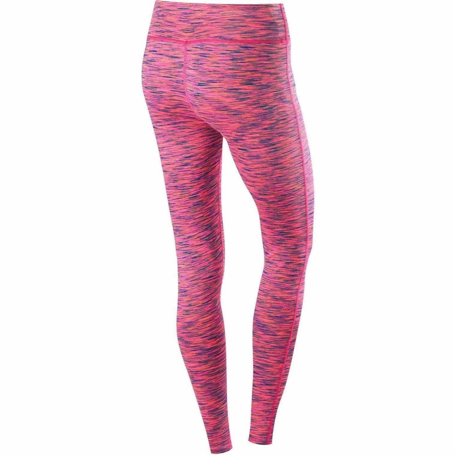 TCA SpaceKnit Premium Womens Long Running Tights - Pink Fit Control