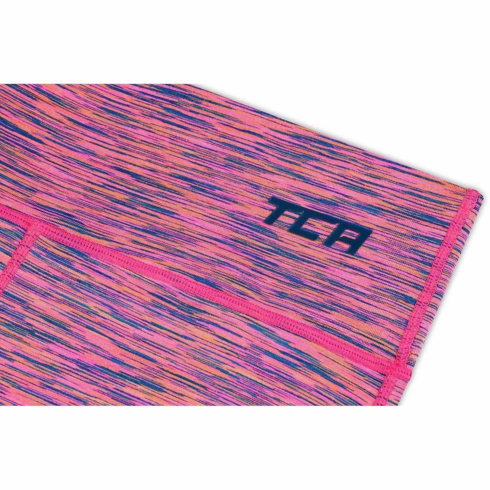 TCA SpaceKnit Premium Womens Long Running Tights - Pink Move Ease