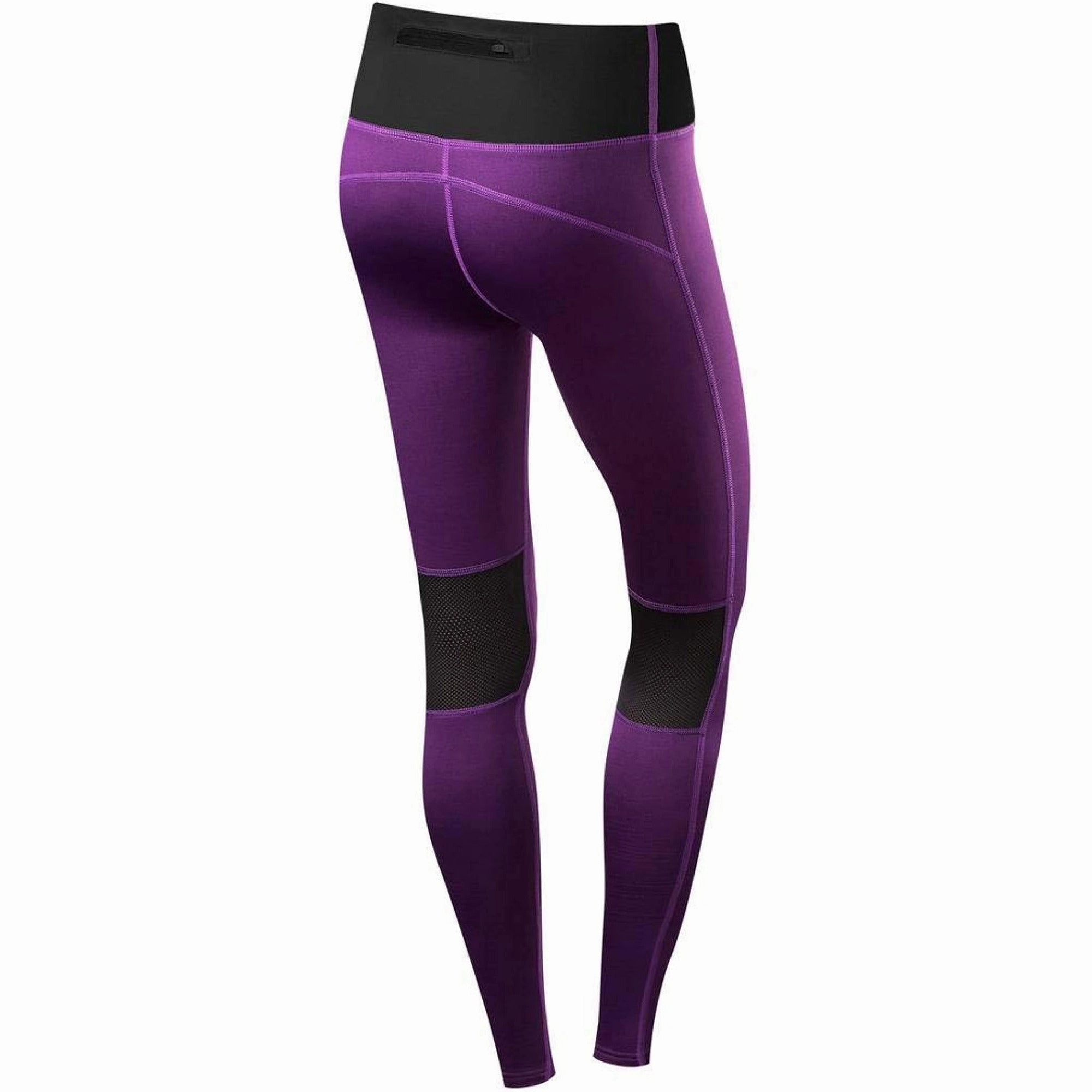 Daily Comfort TCA SuperThermal Performance Womens Long Running Tights - Purple