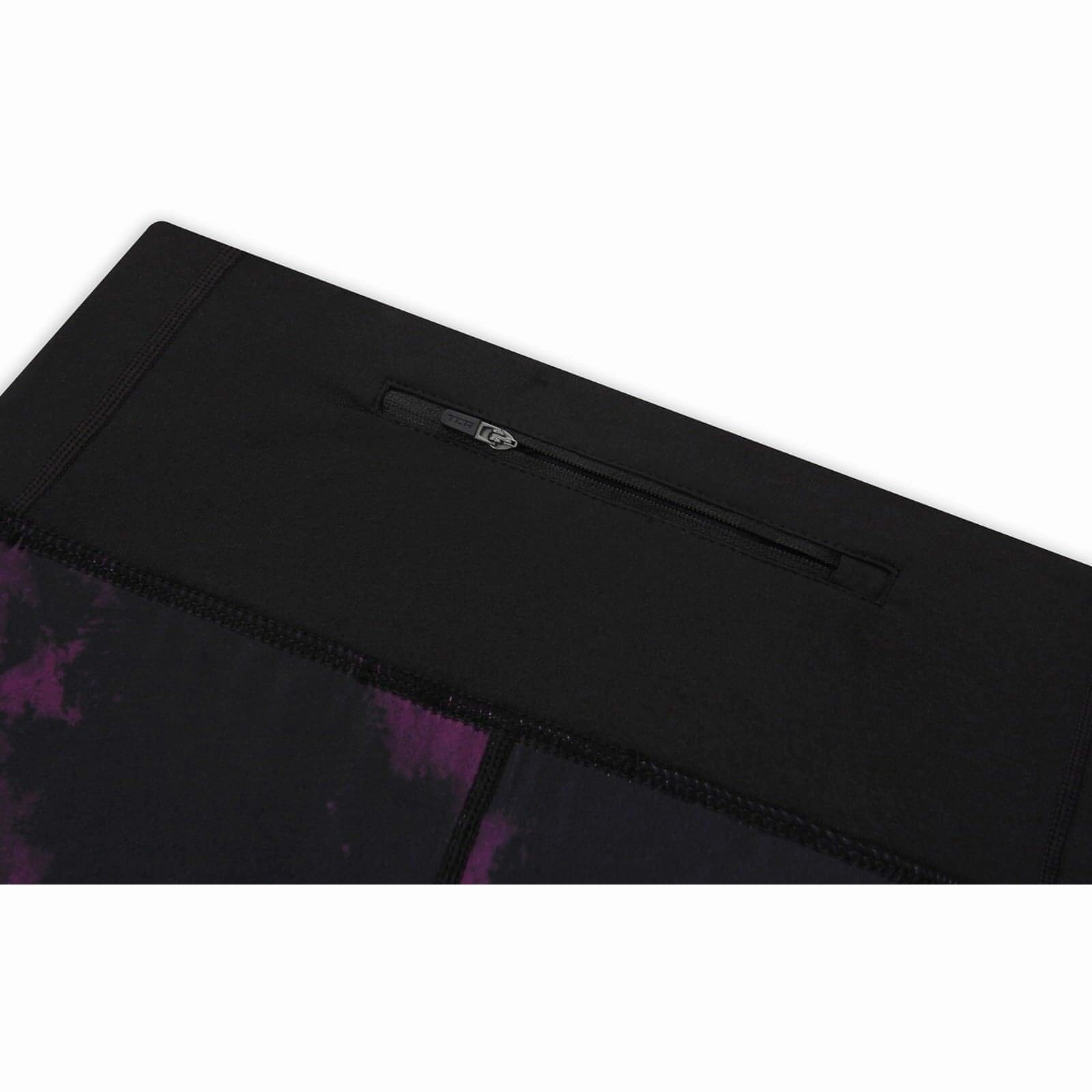TCA Supreme Graphic Womens Long Running Tights - Purple For Adults City Walk No irritation