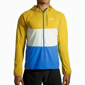 Promulgate Brooks Canopy Mens Running Jacket - Yellow