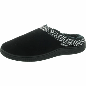 Womens Faux Fur Lined Faux Suede Slide Slippers Comfort Walk