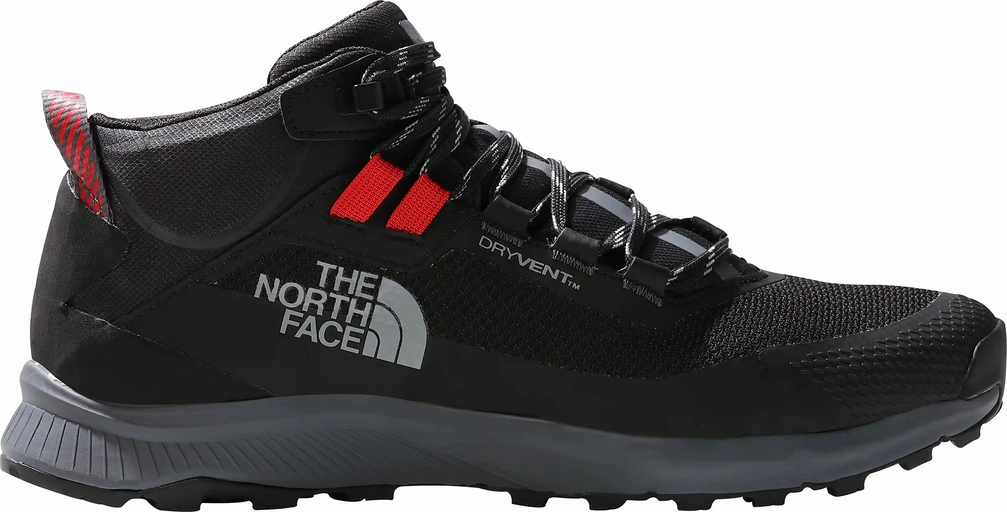Max Foot Support The North Face Cragstone Mid Waterproof Mens Walking Boots - Black