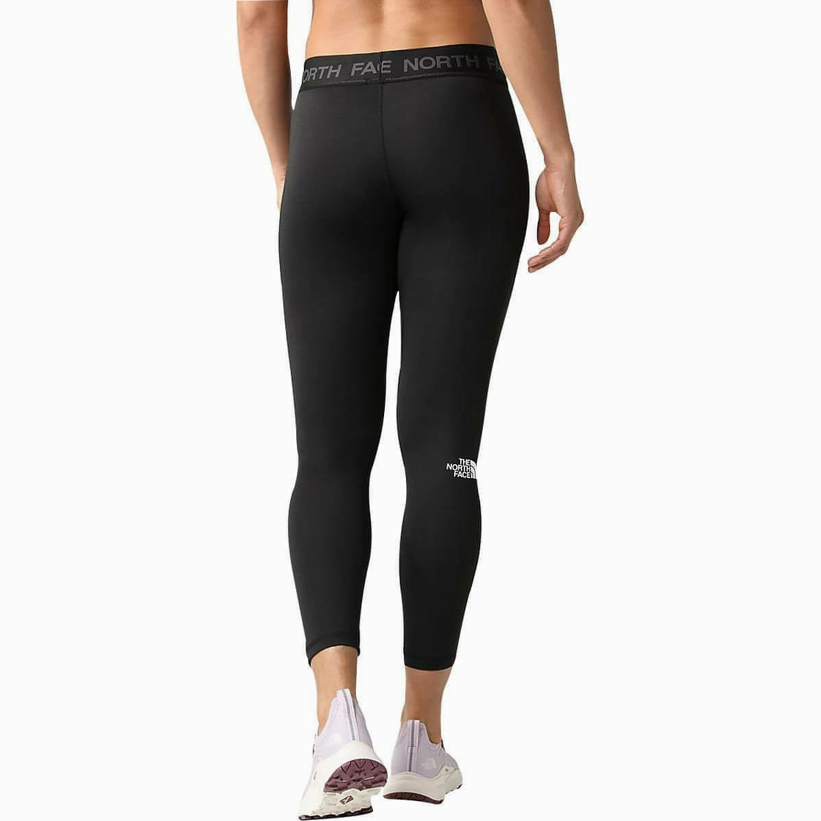 The North Face Flex Mid Rise Womens Long Running Tights - Black Travel Ease Figure Hug