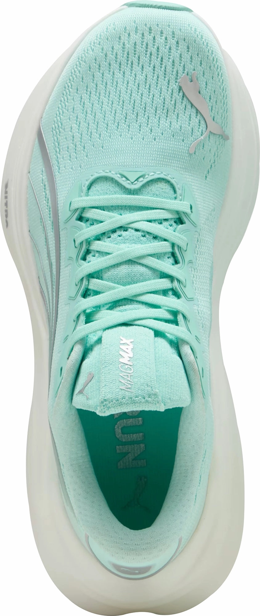 Flat Comfort Fast Motion Puma MagMax Nitro Womens Running Shoes - Green