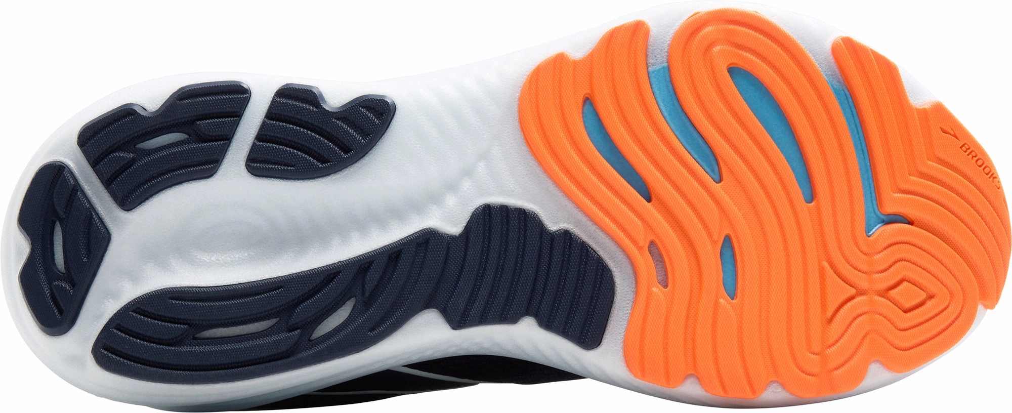 Water Drainage Channels Brooks Glycerin 22 Mens Running Shoes - Blue