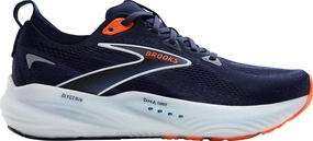 Brooks Glycerin 22 Mens Running Shoes - Blue Top-rated hook - and - loop shoes