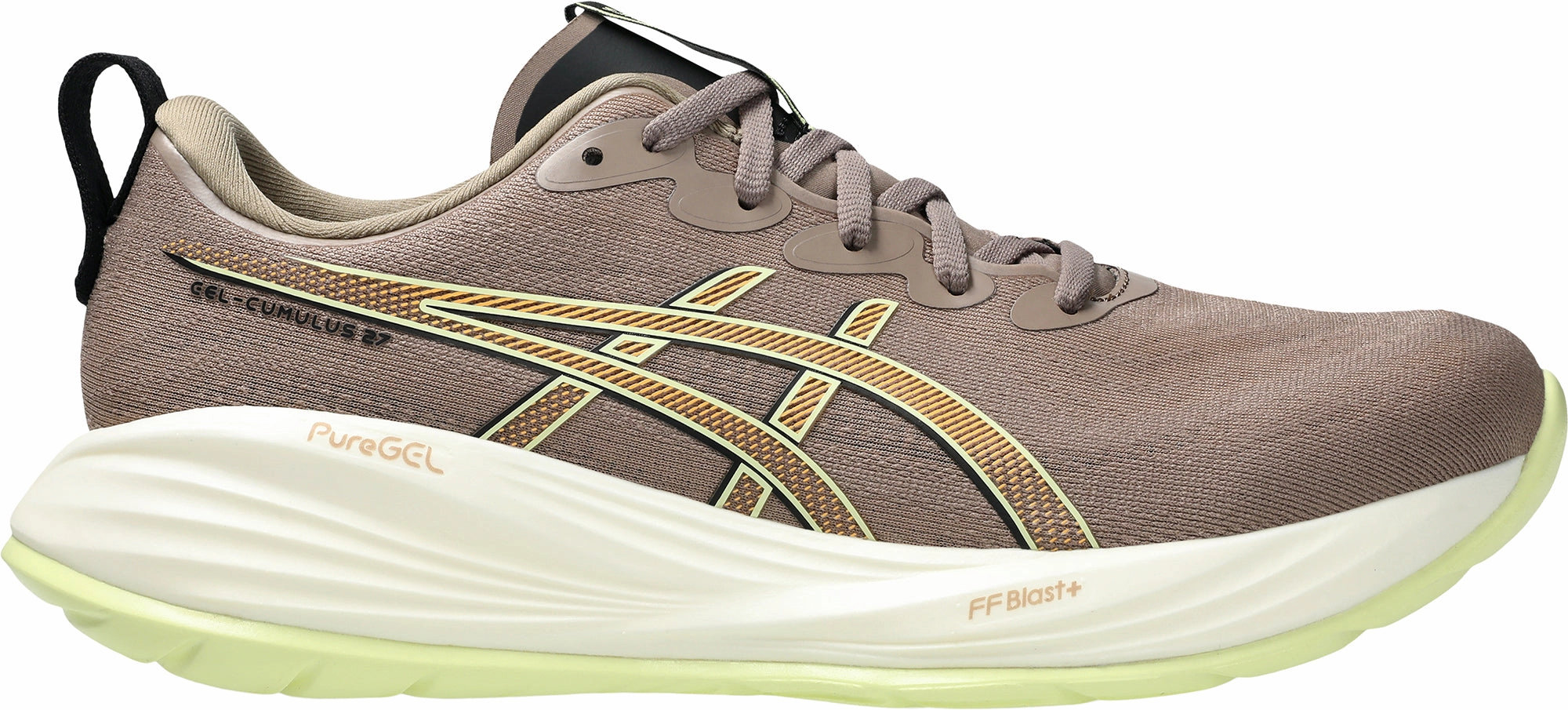 Asics Gel Cumulus 27 Mens Running Shoes - Brown Hyperelastic Foam