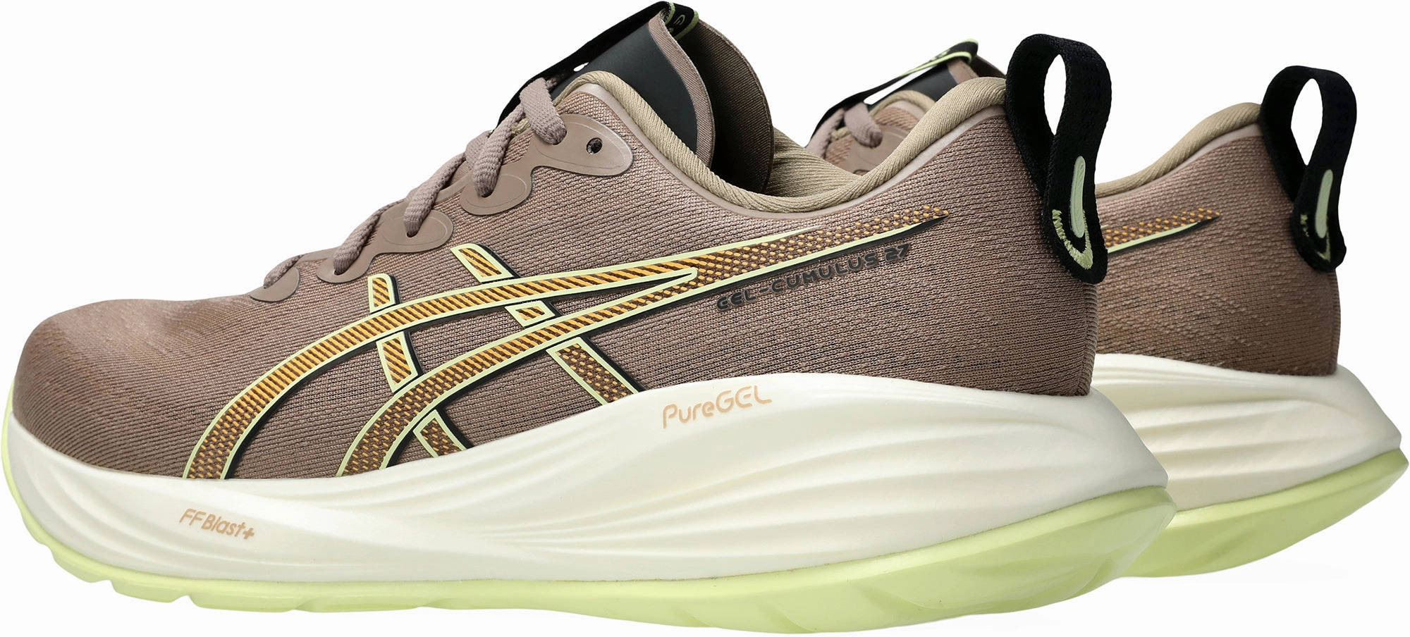 Eco Friendly Foam Asics Gel Cumulus 27 Mens Running Shoes - Brown