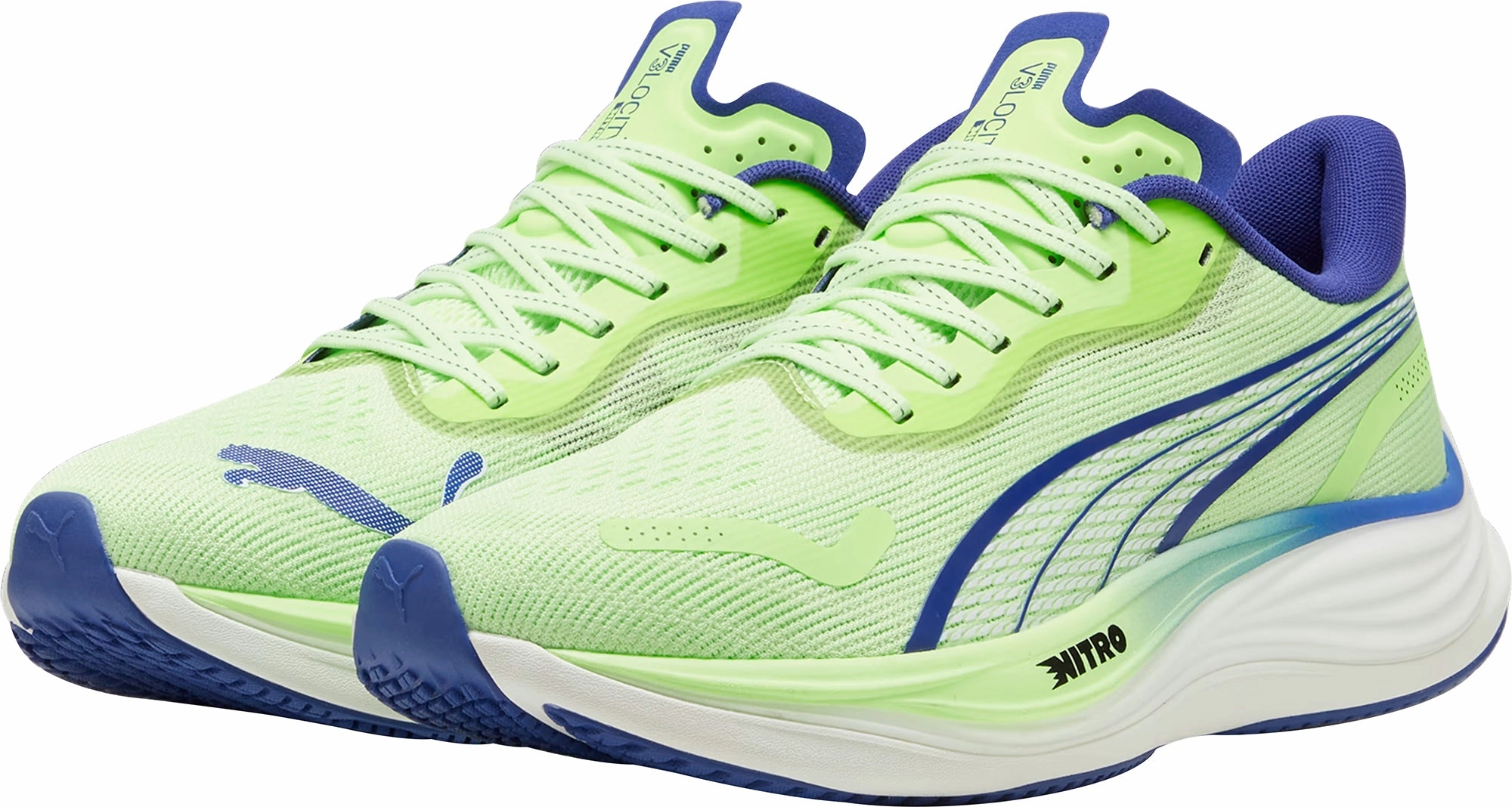 Puma Velocity Nitro 3 Mens Running Shoes - Green Trail Running Dynamic Arch Cushion