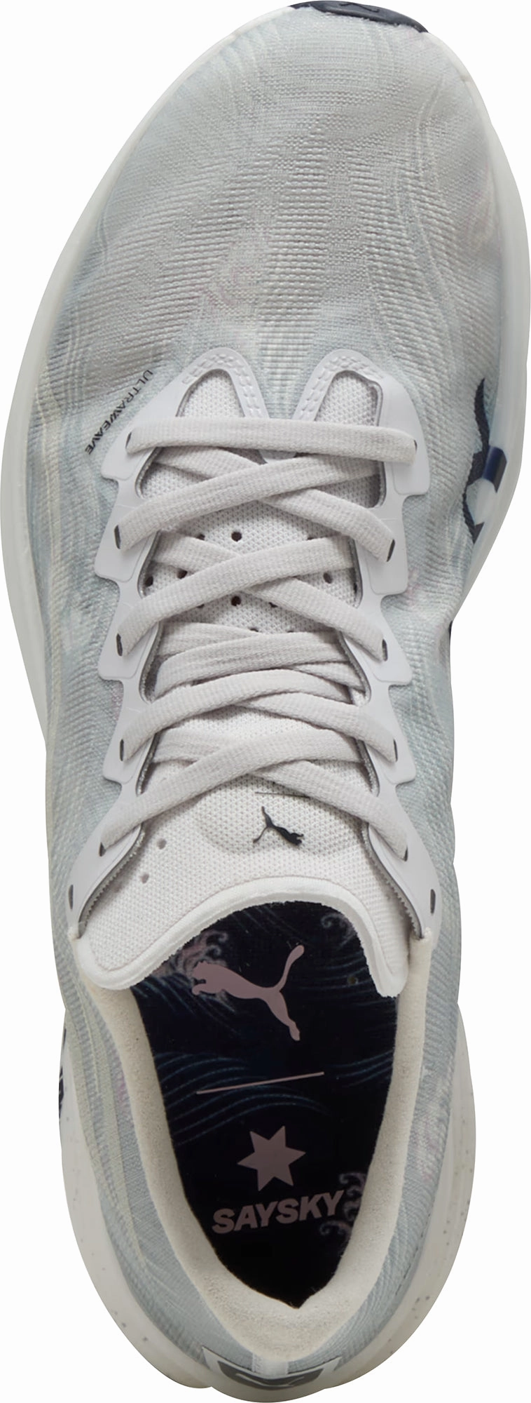 Pavement Walk Puma Deviate Nitro Elite 3 X SAYSKY Mens Running Shoes - Grey