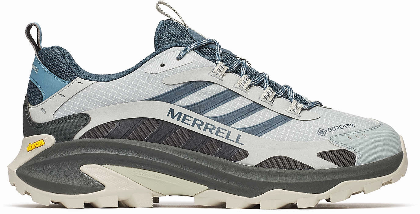 fun runs Merrell Moab Speed 2 GORE-TEX Mens Walking Shoes - Blue