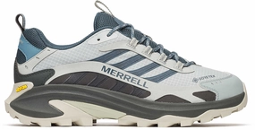 fun runs Merrell Moab Speed 2 GORE-TEX Mens Walking Shoes - Blue