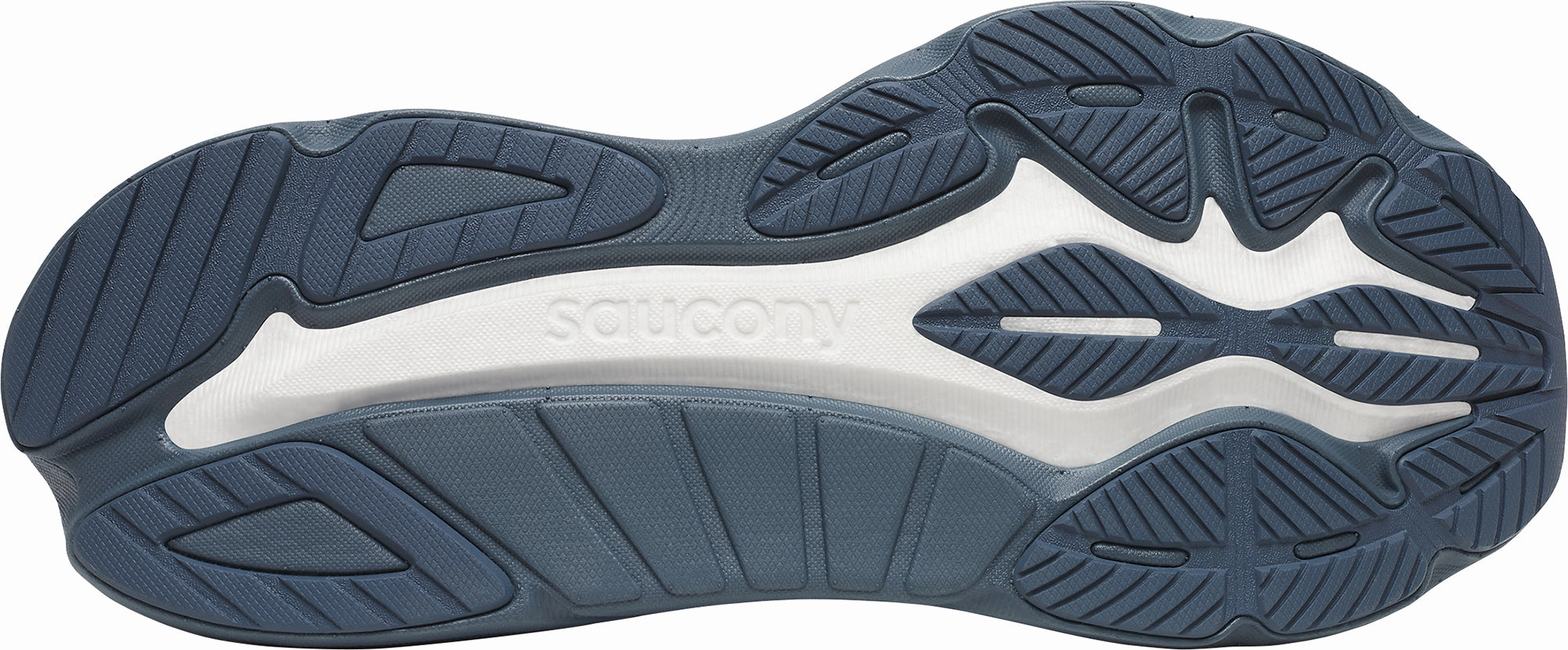 Saucony Hurricane 24 Mens Running Shoes - White Comfort React Technology