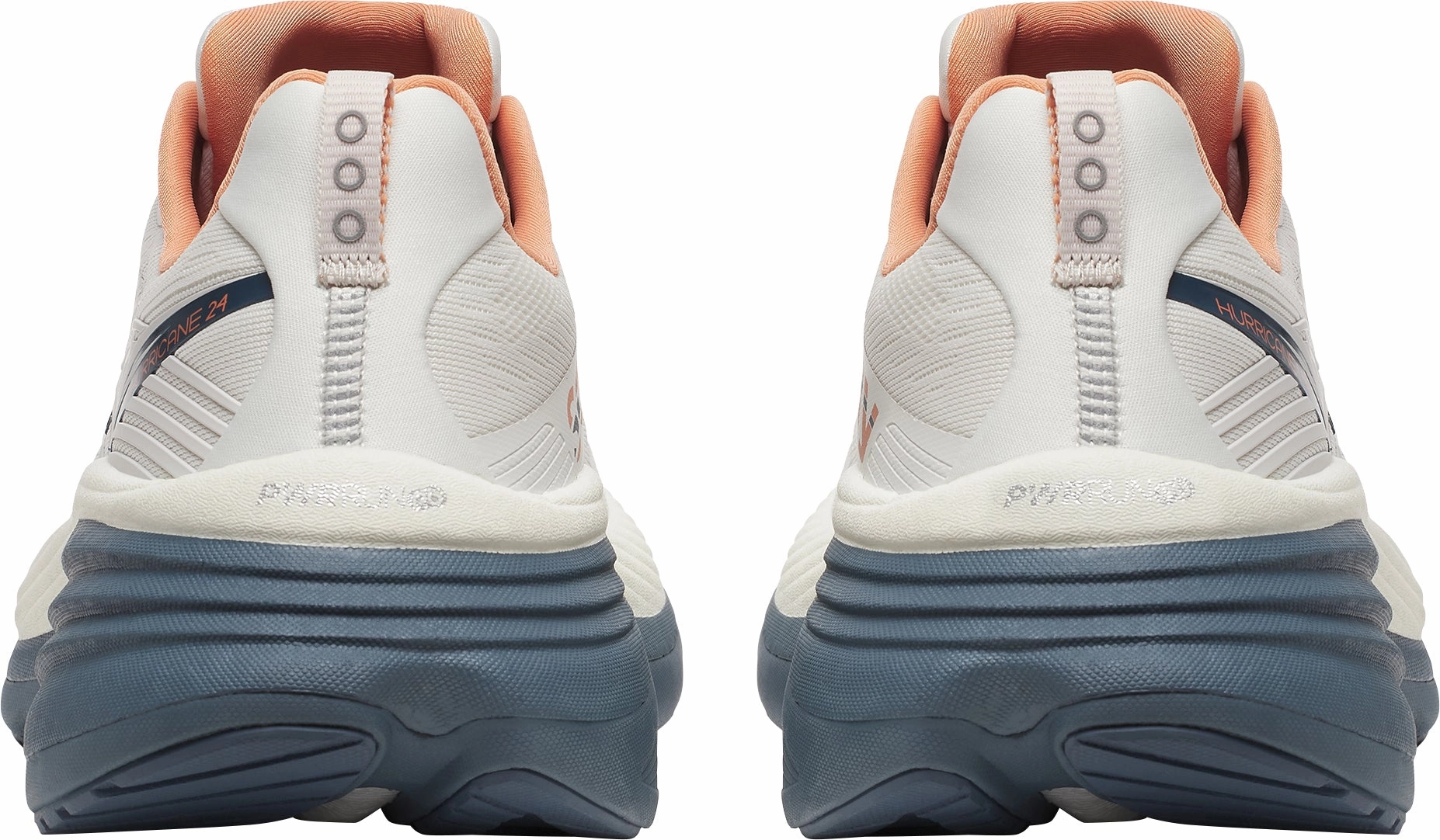 Motion Contour Saucony Hurricane 24 Mens Running Shoes - White