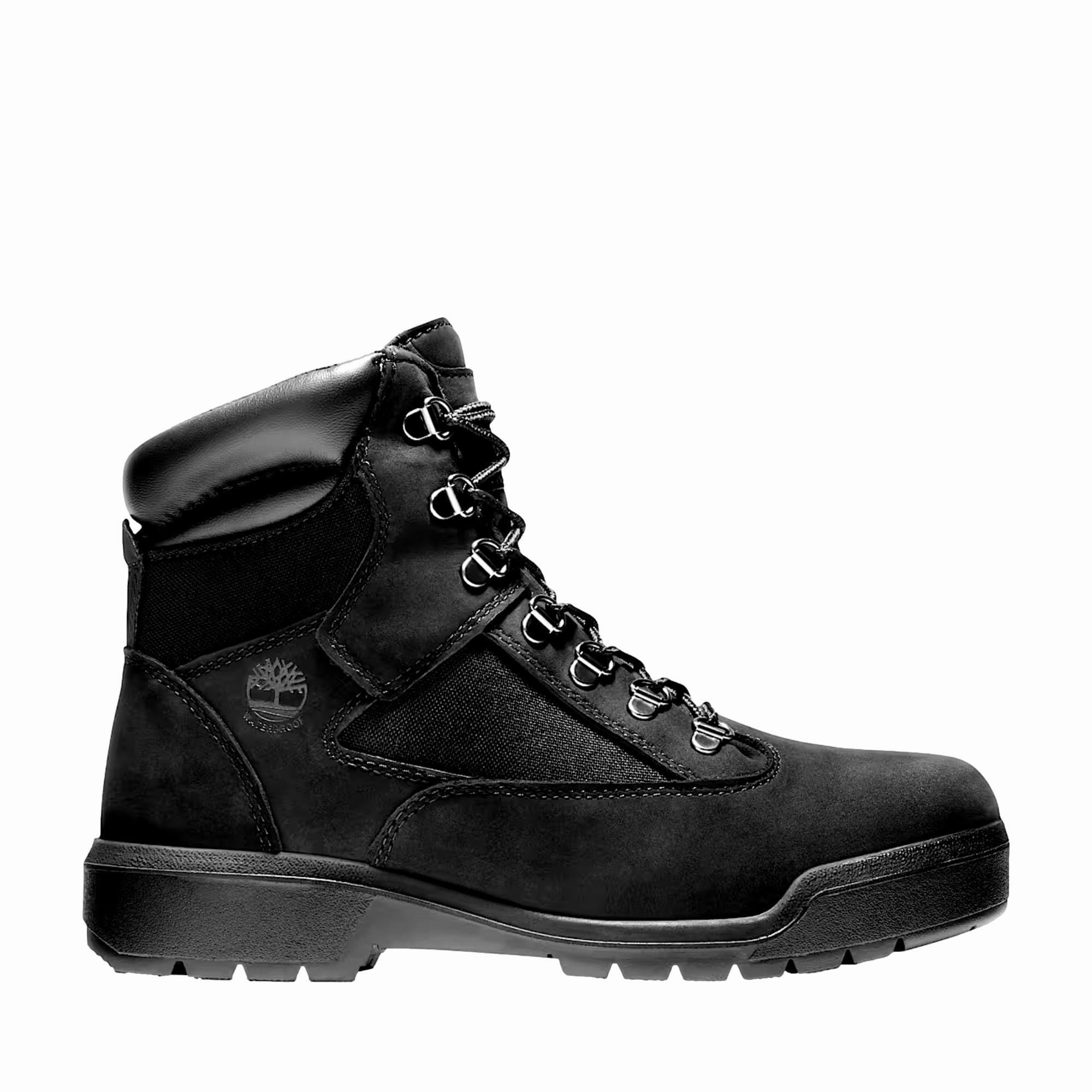 Timberland Field Boot Mid Lace Waterproof Black  TB1A17KC-001 Men's Sturdy Heel Counter synthetic leather