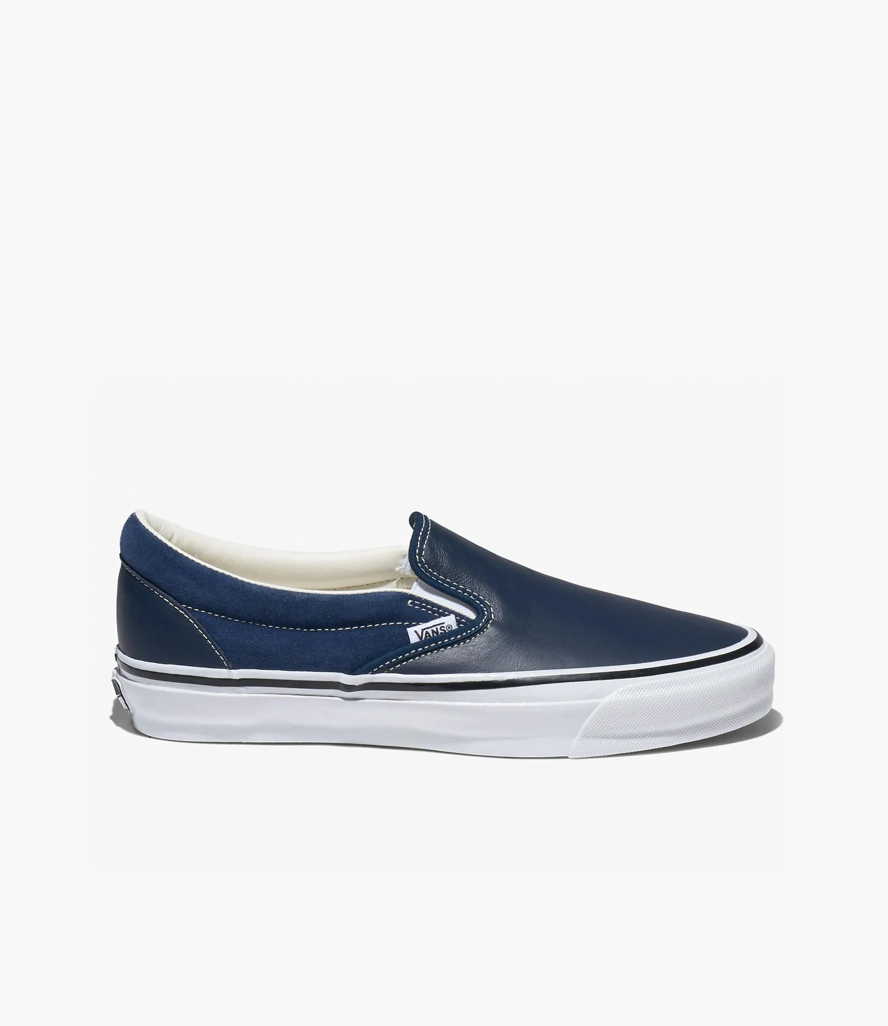 Classic Slip-On 98 ?C?Navy Leather/Suede Mix Weekend Fit Quick Wear