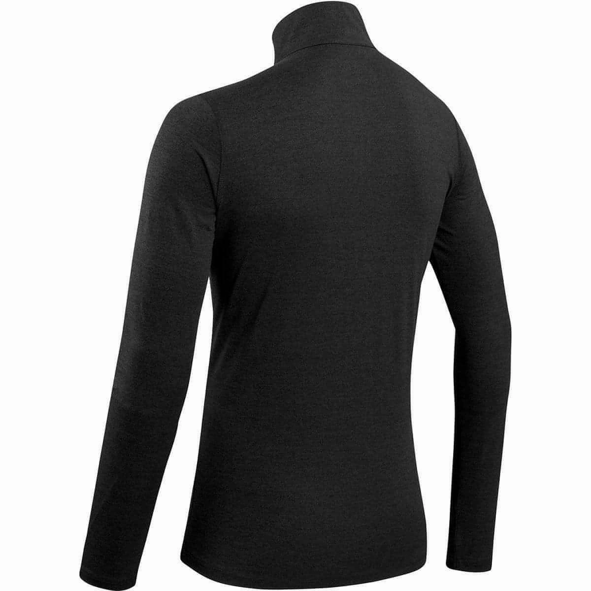 More Mile Core Half Zip Long Sleeve Mens Running Top - Black autumn clothing shopping