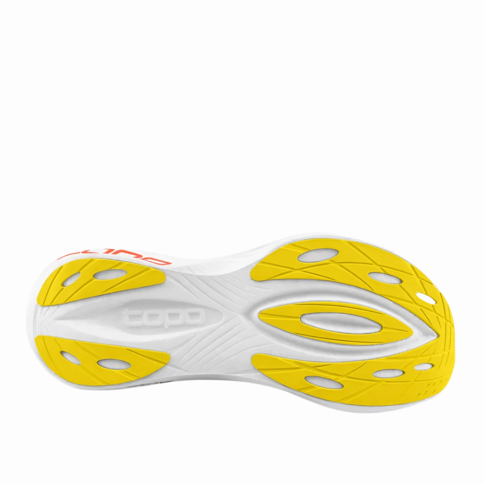 Topo Men's Specter 2 Running Shoes in White/Sunset SS25 comfortable sneakers