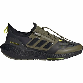 adidas Ultra Boost 21 GORE-TEX Mens Running Shoes - Green innovative shoes running in a jungle area shoes