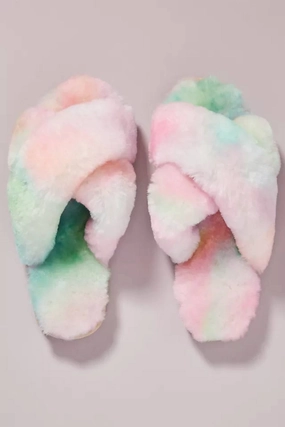 Comfort Technology Women's Mayberry Tie Dye Slipper In Fairy Floss