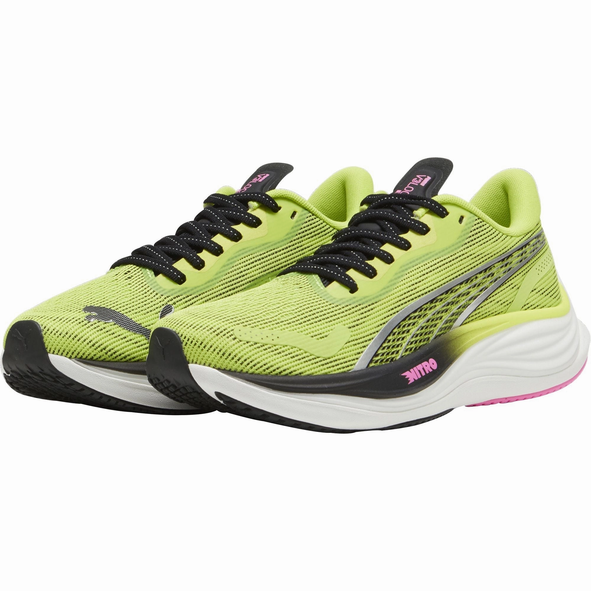 Puma Velocity Nitro 3 Womens Running Shoes - Green Run Control StreamlinedDesign