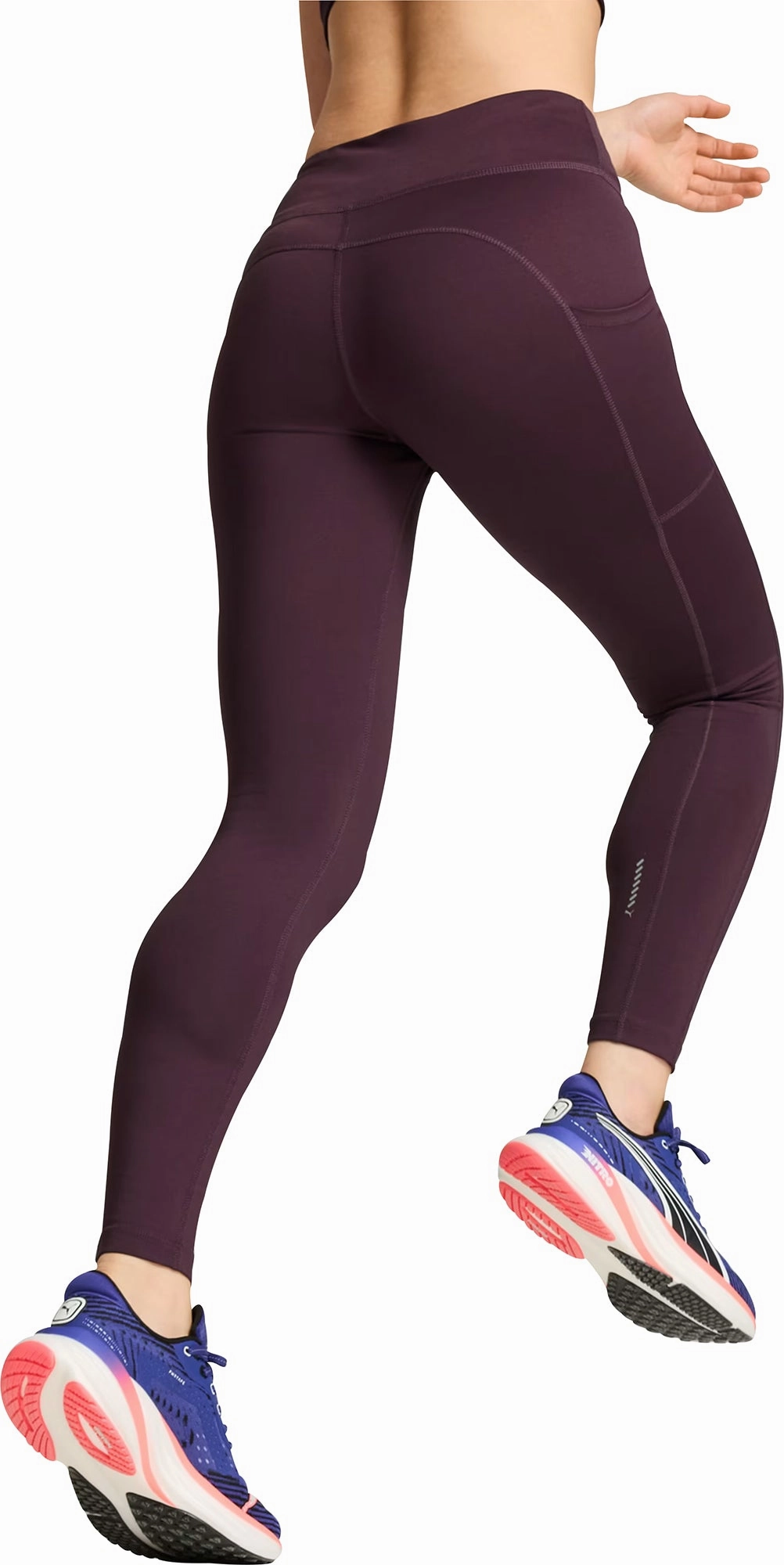 Puma Favourites Velocity Womens Long Running Tights - Purple Shape Retention