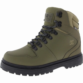 Rugged Built Snowy Path Anti Odor Urban Commute Mens Water Resistant Combat & Lace-Up Boots